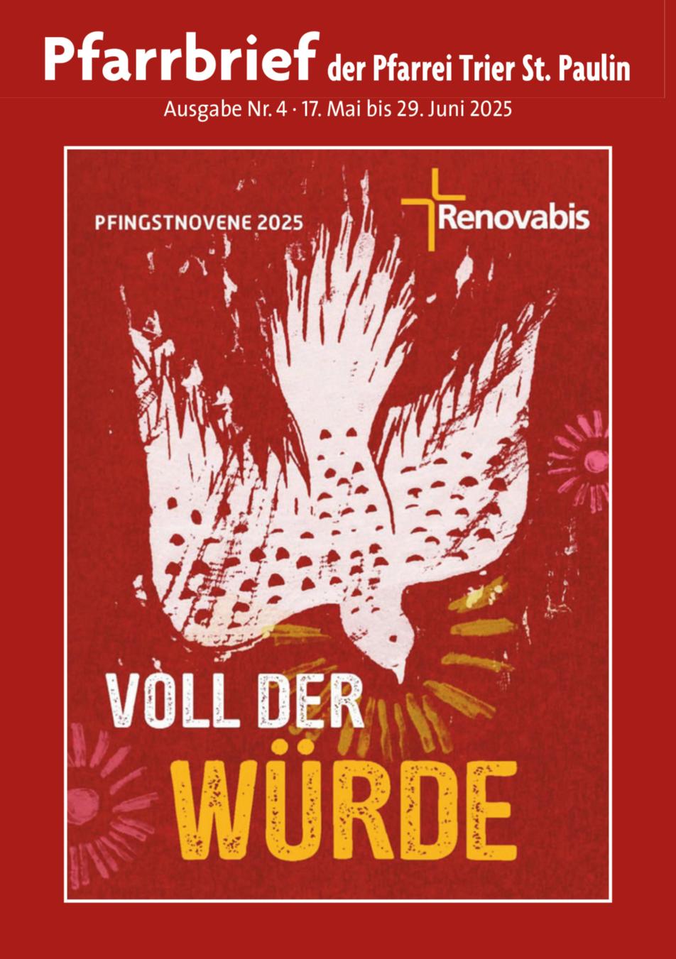 Pfarrbrief Deckblatt